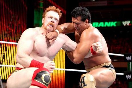 Sheamus vs Del Río en Money in the Bank 2012.