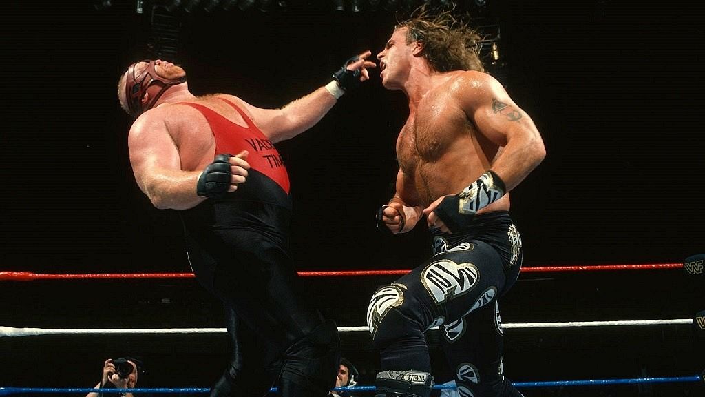 Shawn Michaels junto a Vader.