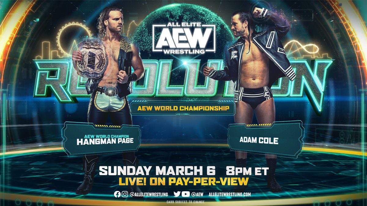Cartelera actualizada de AEW Revolution 2022